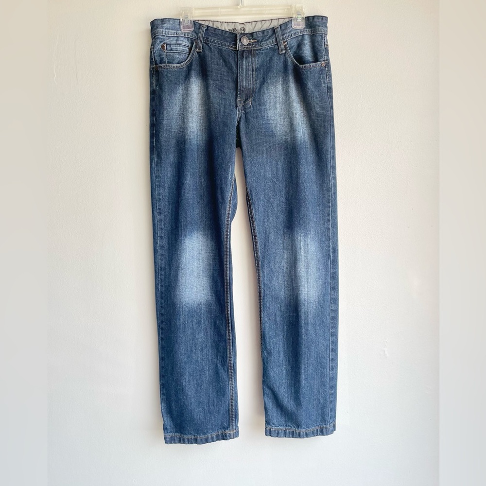 Ditch Plains Jeans Men's Size 34 | Straight Leg Medium Dark Wash